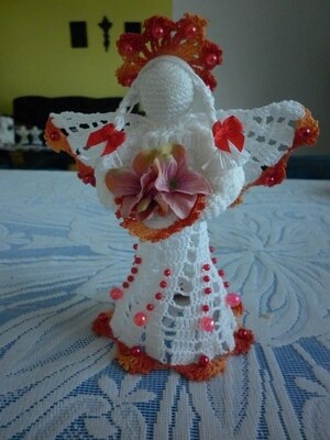 Novogodisnji Andjeli Heklanje Seme Christmas Decoration 32 